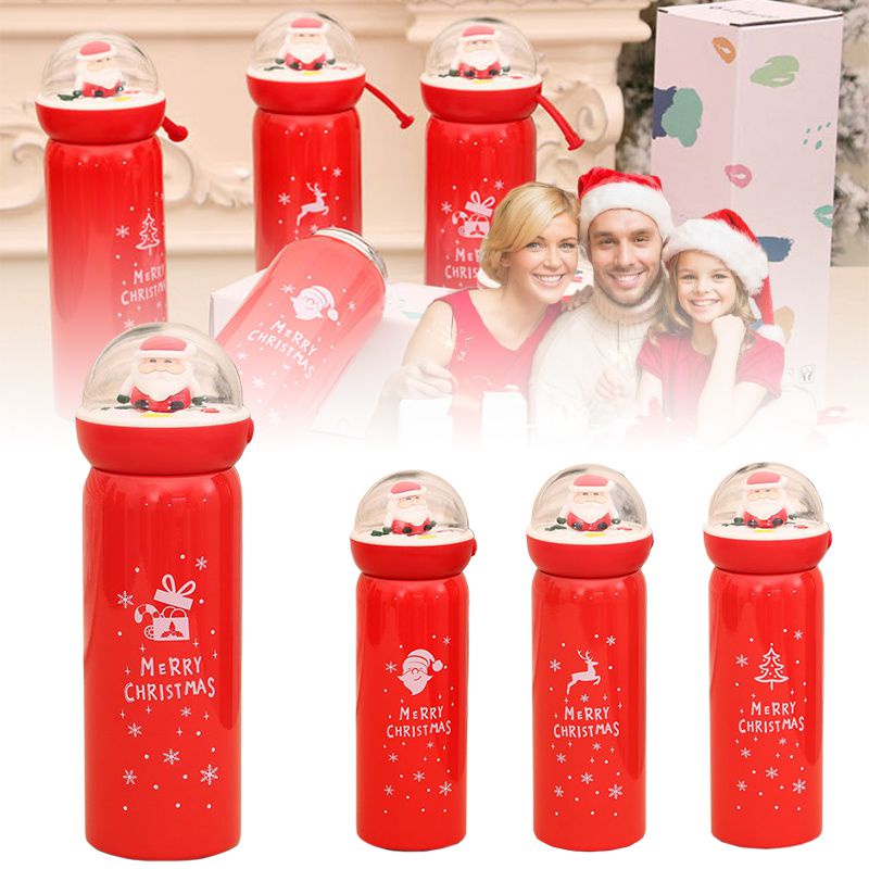 Bình nước giữ nhiệt hoạ tiết giáng sinh