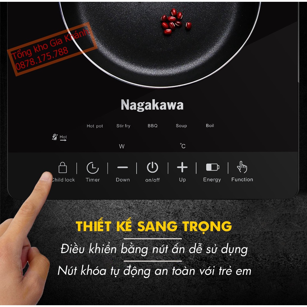 Bếp Hồng Ngoại Nagakawa NAG0707 Chính Hãng Bảo hành 12 Tháng
