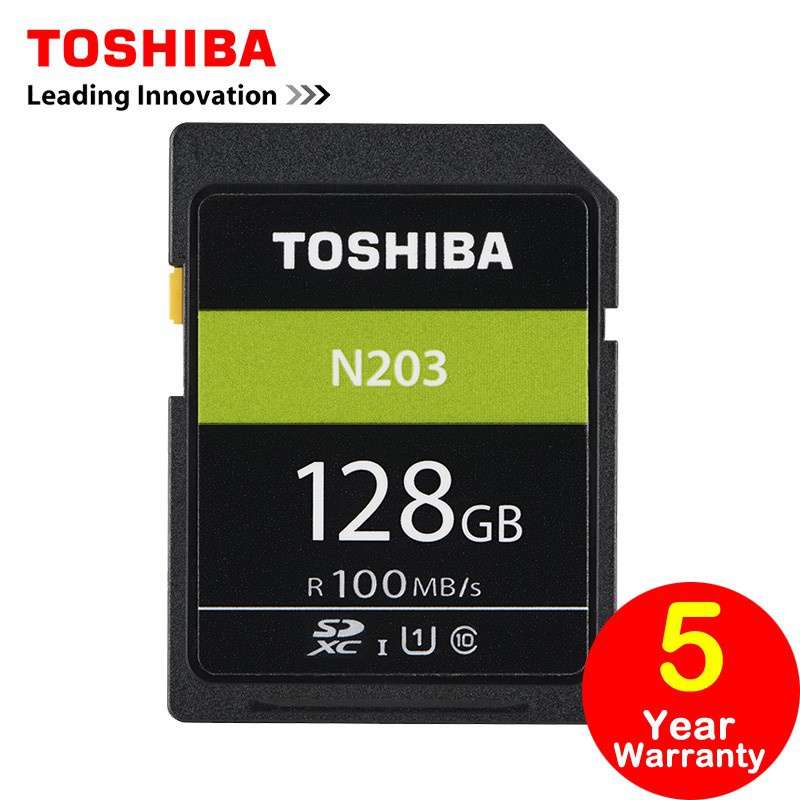 Thẻ Nhớ Toshiba SD 256G UHS 16GB 32GB 64GB 128GB Thẻ SDHC Thẻ SDXC Flash U1 Cho Máy Quay Máy Ảnh SLR Kỹ Thuật Số