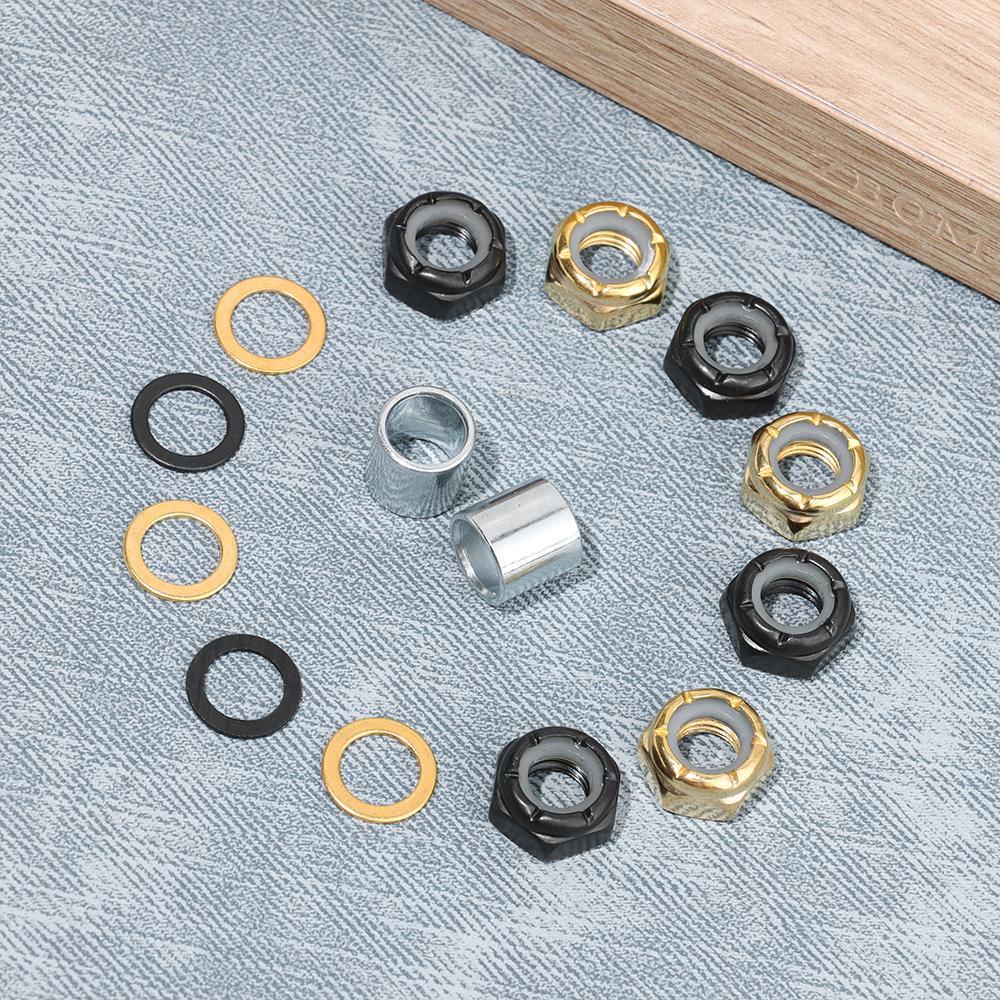 MUVAKO Set 16 Vòng Đệm Màu Vàng / Đen Chuyên Dụng Cho Ván Trượt