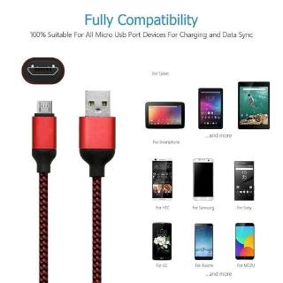 Dây Cáp Sạc Nhanh Micro Usb 1 / 2 / 3m Cho Android