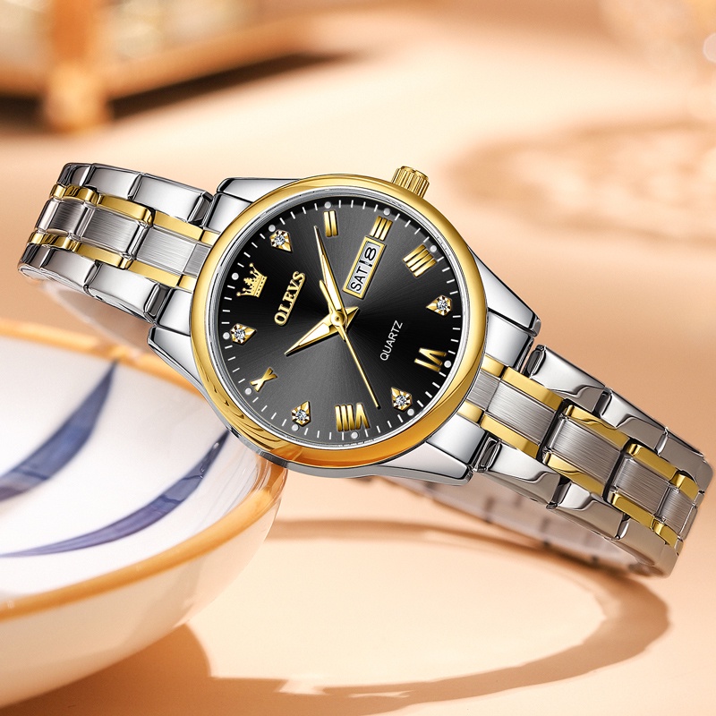 Đồng Hồ Đeo Tay Nam Nữ - Đồng Hồ Đôi OLEVS Chống Thấm Nước Bằng Thép Không Gỉ Thời Trang Aeshop.95 | BigBuy360 - bigbuy360.vn