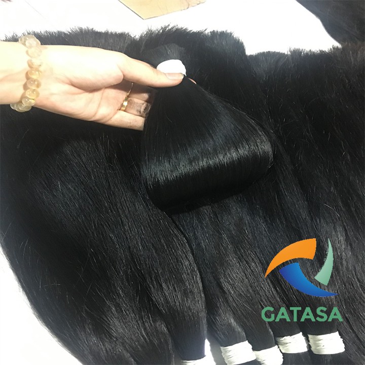 TÓC THẬT NỐI CÓ THỂ ÉP, TẨY, NHUỘM dài 20cm-40cm