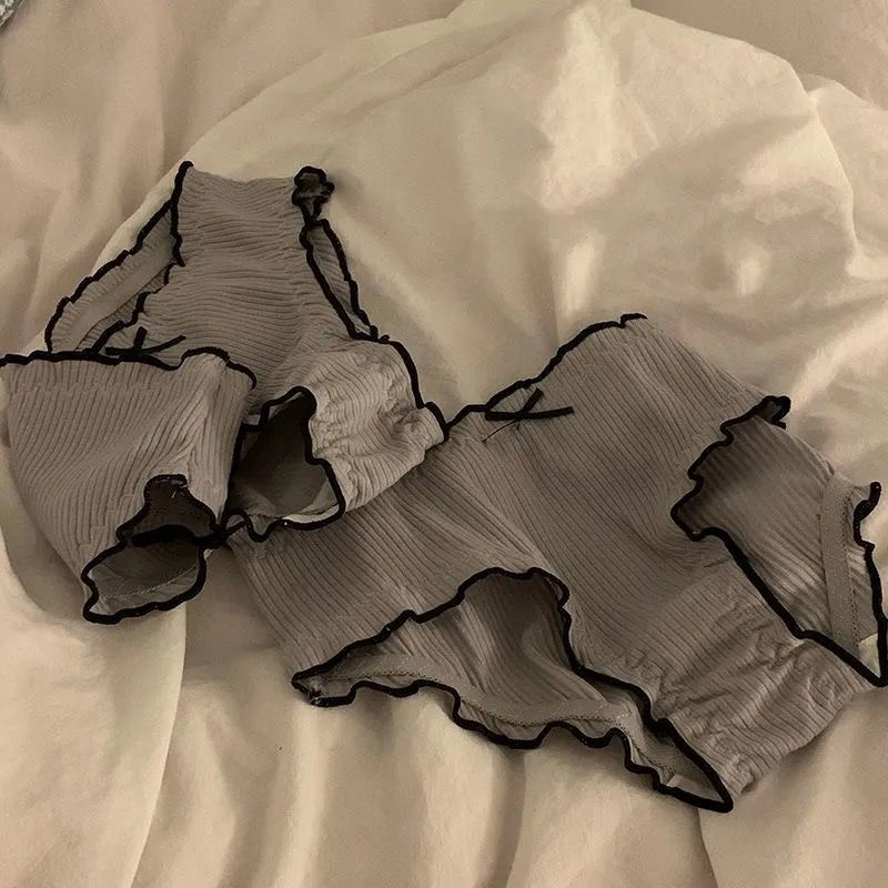 Quần lót cotton mềm mại thoáng khí kháng khuẩn màu trơn thiết kế đơn giản cho nữ