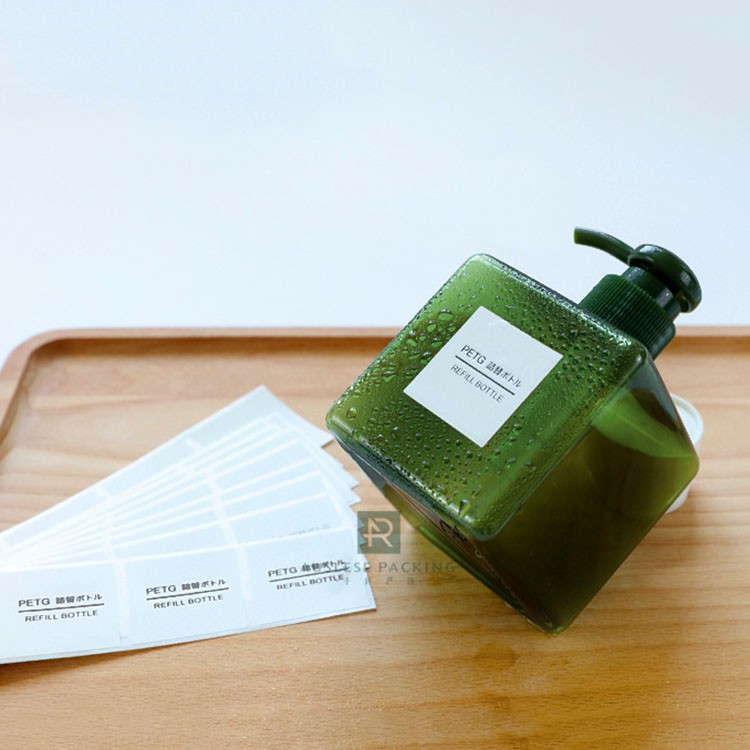 Nhãn tag dán ghi chú Bình Sữa tắm, Dầu gội đầu, Nước rửa tay