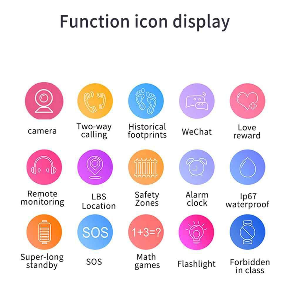 Đồng hồ thông minh Y92 Childre Wifi Định Vị GPS Chống Nước Hỗ Trợ Camera Đồng Hồ Trẻ Em