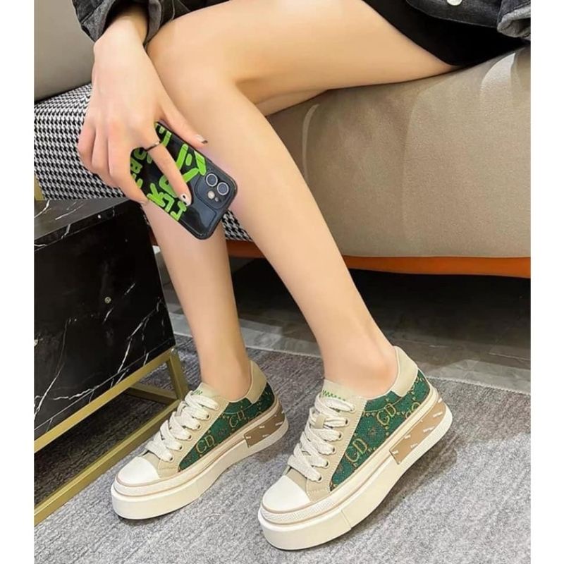 Giày sục thể thao nam nữ sneaker bánh mì độn đế hàng Quảng Châu sang chảnh JUMATO G1.008.SUC.36