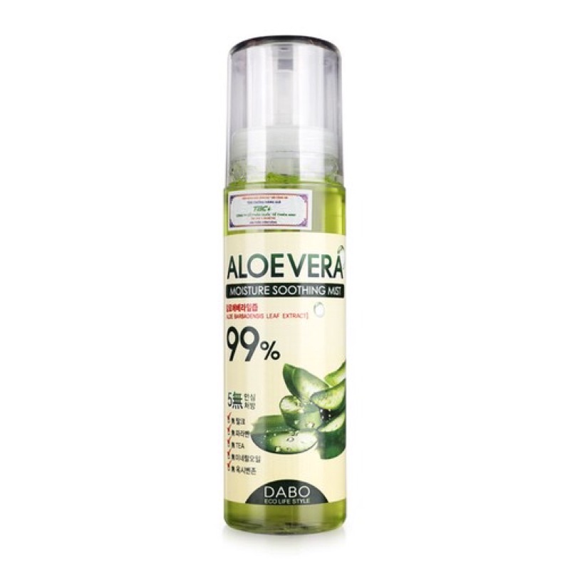 Xịt Khoáng Lôi Hội Hàn Quốc DABO Alovera 100ml