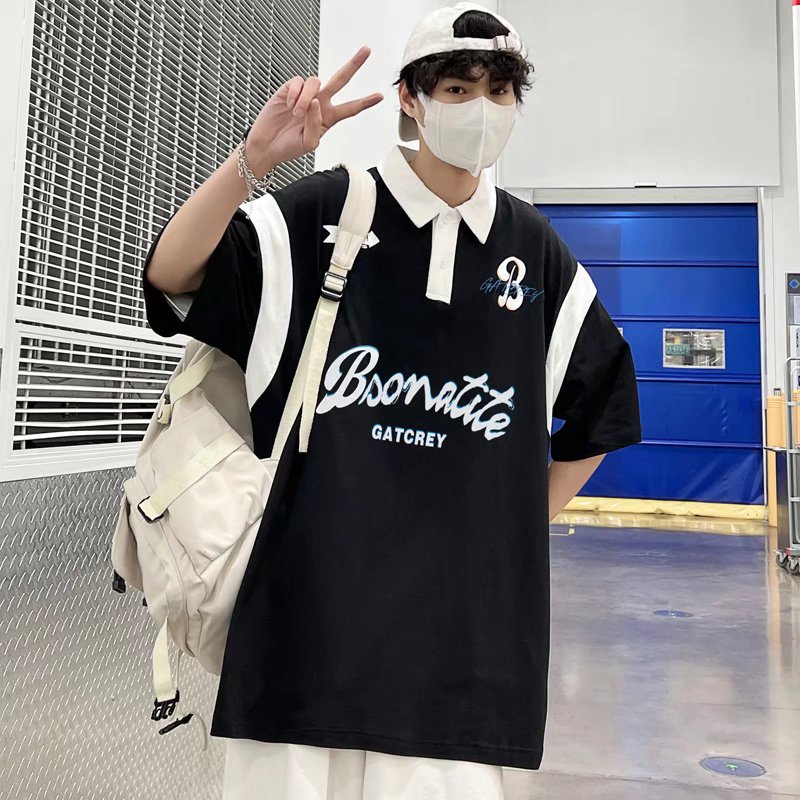 Áo polo Ngắn Tay Dáng Rộng Thời Trang Mùa Hè Dành Cho Nam Và Nữ