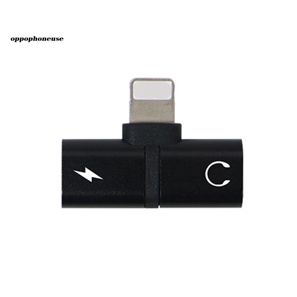 【OPHE】5 in 1 3A Fast Charge Data Transfer Music Dual 8Pin Audio Adapter for iPhone