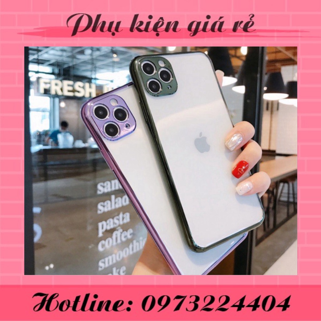 Ốp lưng ốp iphone viền vuông dả 12 hot trend 6pl/7pl/ipx/xmax/11/promax/12 prm