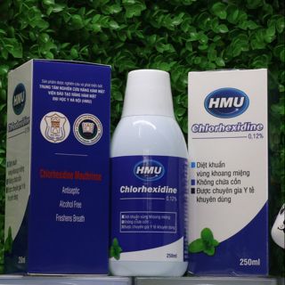 Nước súc miệng HMU Clohexidine 0,12% 250ml