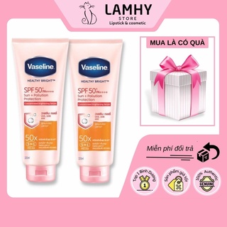 Sữa dưỡng thể Vaseline 30x SPF 50++, dưỡng thể trắng da Vaseline Thái Lan dưỡng trắng và chống nắng 320ml