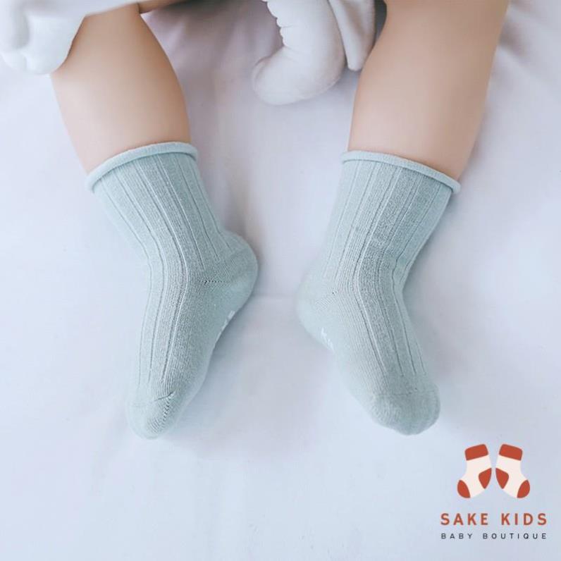 Set 3 tất cho bé-Vớ tất cao cổ Nemo Baby nhiều màu dễ thương phong cách Vintage cho bé trai bé gái từ 0-5 tuổi S3T