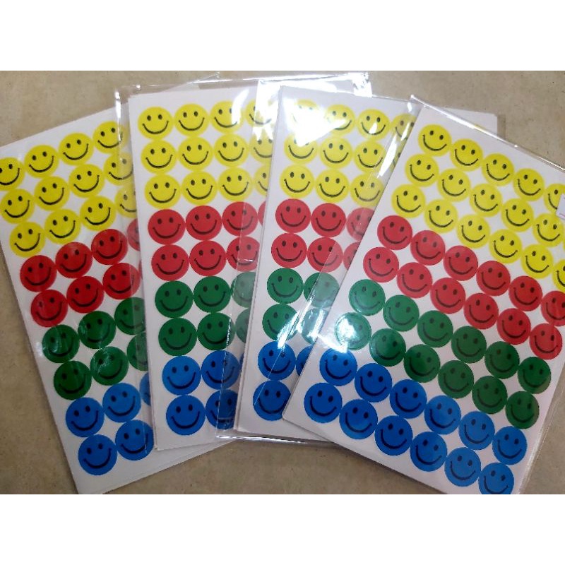 Sticker khen thưởng hình mặt cười