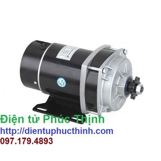 Động cơ chổi than 24v650w giảm tốc