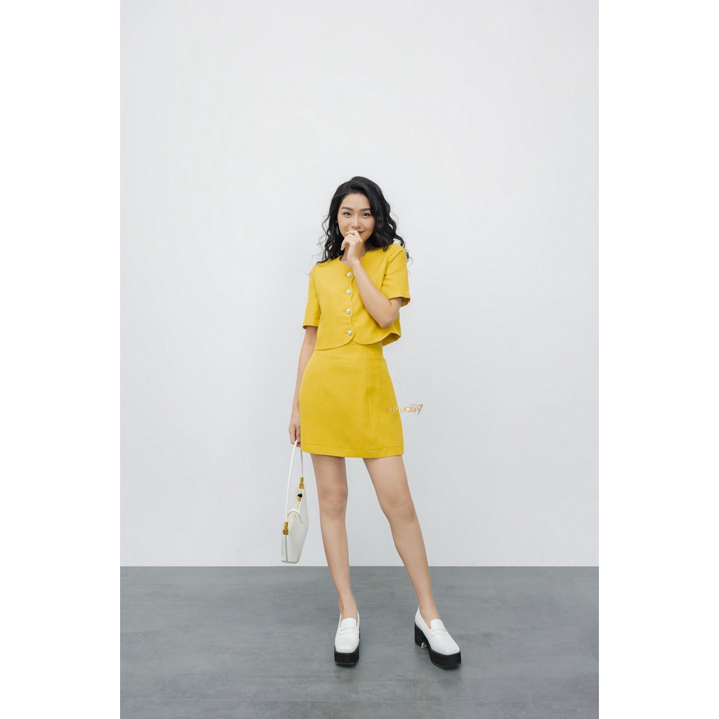 NEWDAY_Set áo+cv tweed MAYA