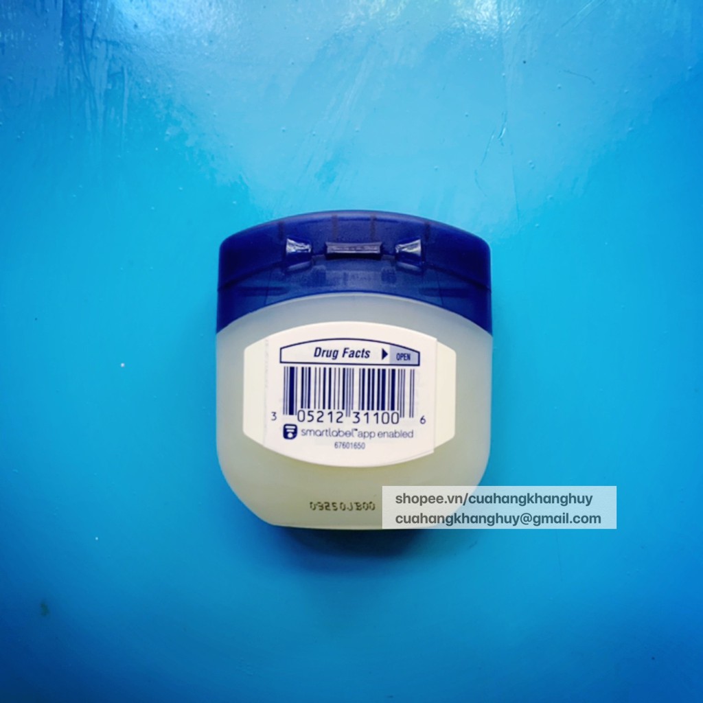 Sáp dưỡng ẩm da 100% Pure Petroleum Jelly Original của Mỹ 49 g