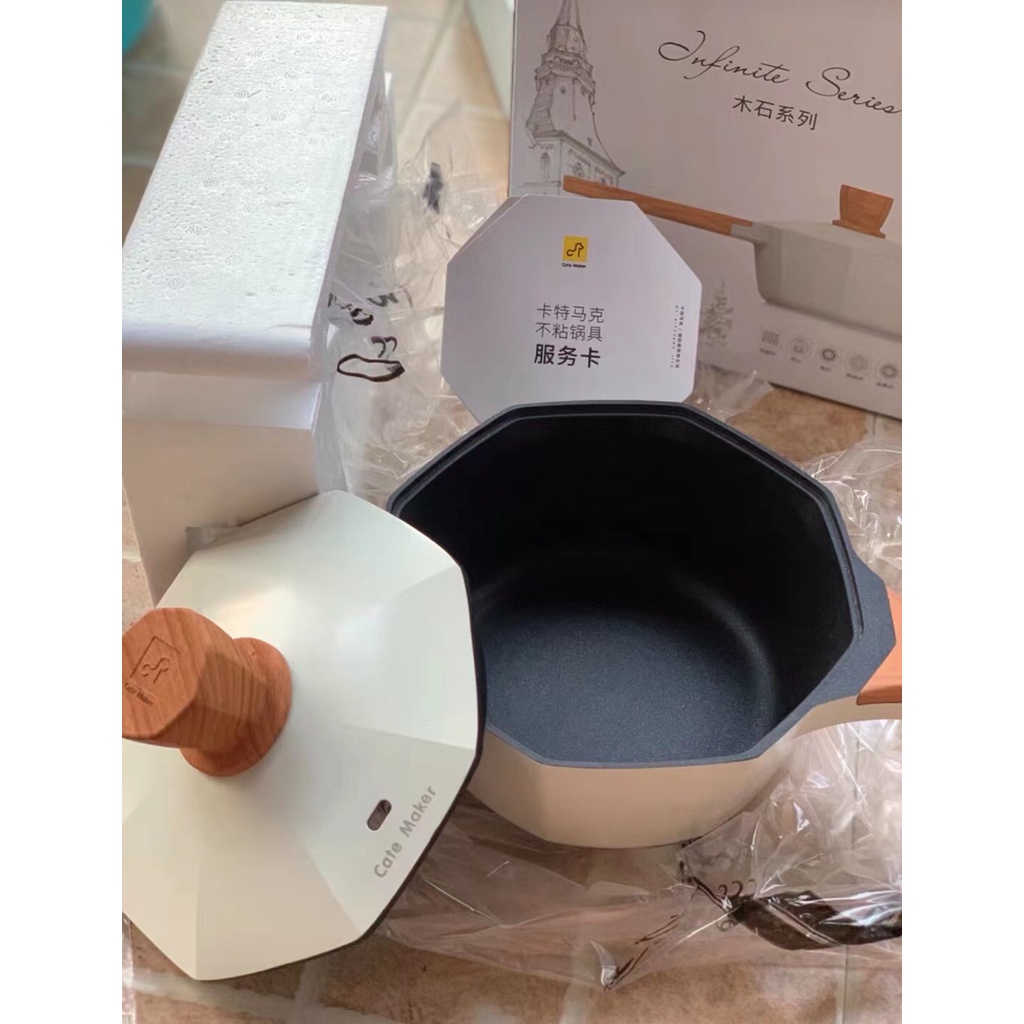 NỒI CHẢO BÁT GIÁC CHỐNG DÍNH HOÀN HẢO CATEMAKER