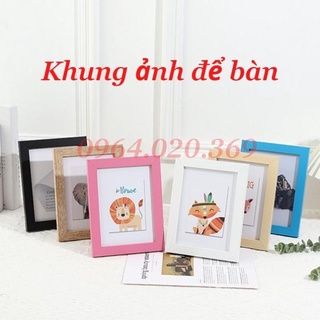 Khung ảnh để bàn 10x15, 13x18, 15x21 khung hình để bàn kèm chân đế