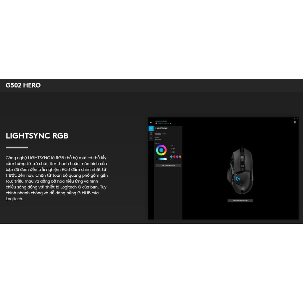 [Mã ELCLJUN giảm 7% đơn 500K] Chuột Logitech G502 Hero Gaming - Bảo hành chính hãng 2 năm | BigBuy360 - bigbuy360.vn