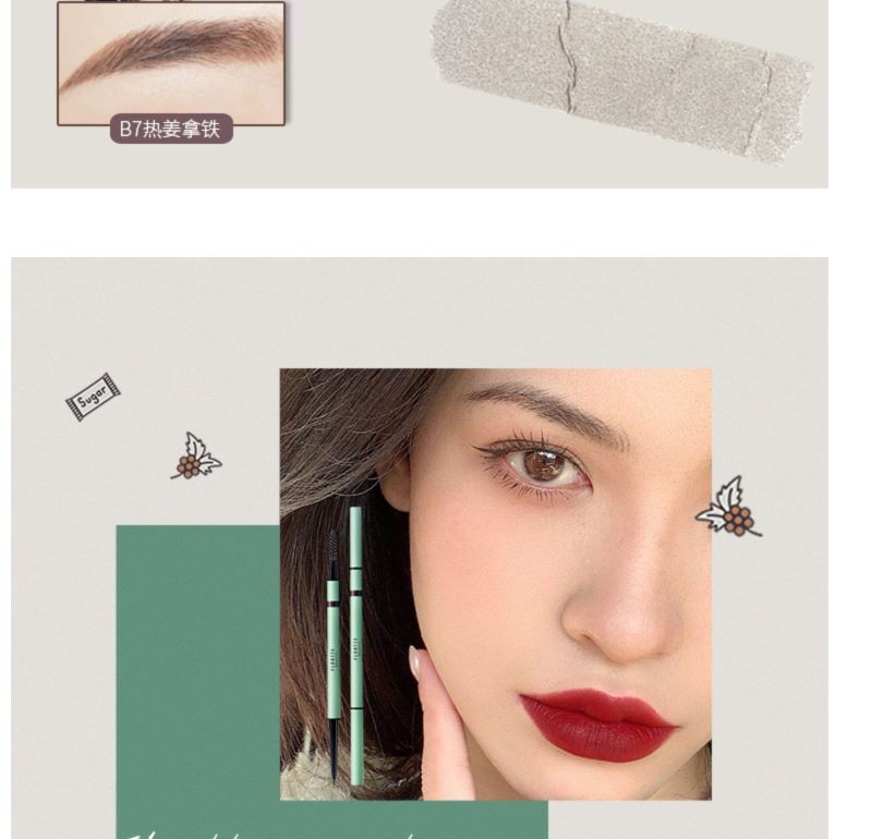 (Hàng Mới Về) Bút Kẻ Lông Mày Hai Đầu Siêu Mảnh Chống Thấm Nước Và Mồ Hôi Lâu Trôi Không Phai | BigBuy360 - bigbuy360.vn