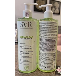 Sữa Rửa Mặt Dạng Gel Không Chứa Xà Phòng Dành Cho Da Dầu SVR Sebiaclear Gel Moussant 400ml