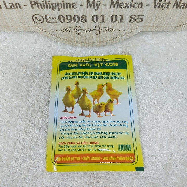 THUỐC ÚM GÀ - VỊT CON (TRUNG ƯƠNG 5) - (COMBO 1 GÓI)