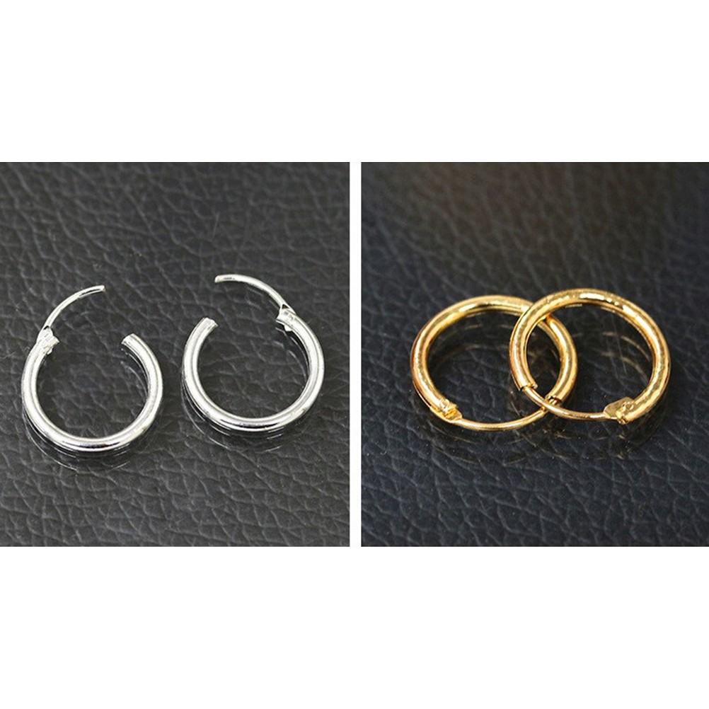 Khuyên Mũi Tròn Mạ Bạc Thời Trang 2016