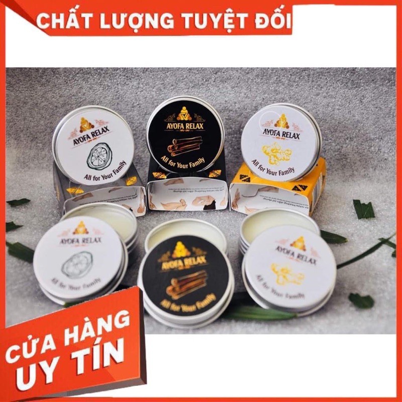 CAO AYOFA RELAX (hàng chuẩn) Dành cho cả mẹ bầu, trẻ từ 2 tháng tuổi sổ mũi, ho, đau nhức, say xe, trĩ