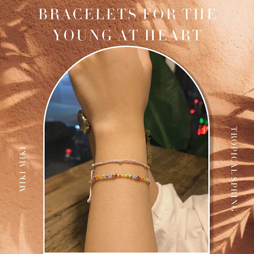 Vòng tay sợi mảnh  kết hạt miyuki handmade - Miki Miki