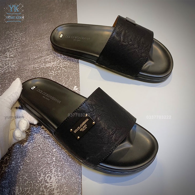 Dép DG Gabana Hàng Chuẩn Da Xịn 100% Bảo Hành Da 12 Tháng