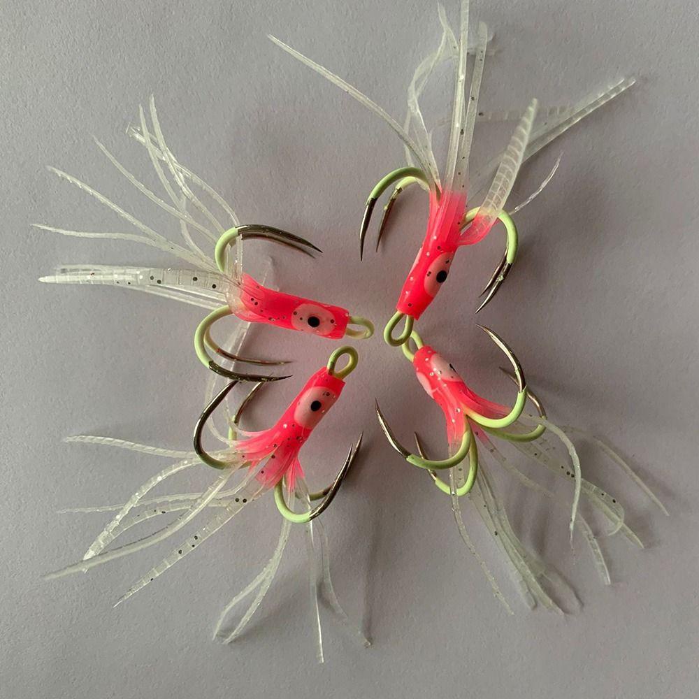 Bộ 4 Mồi Câu Cá Hình Bạch Tuộc