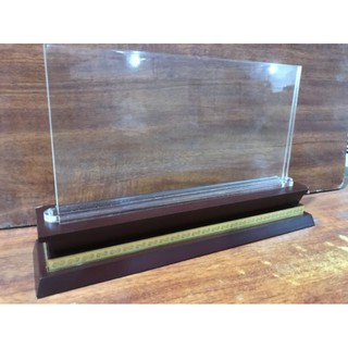 Bảng để bàn đế gỗ để bàn