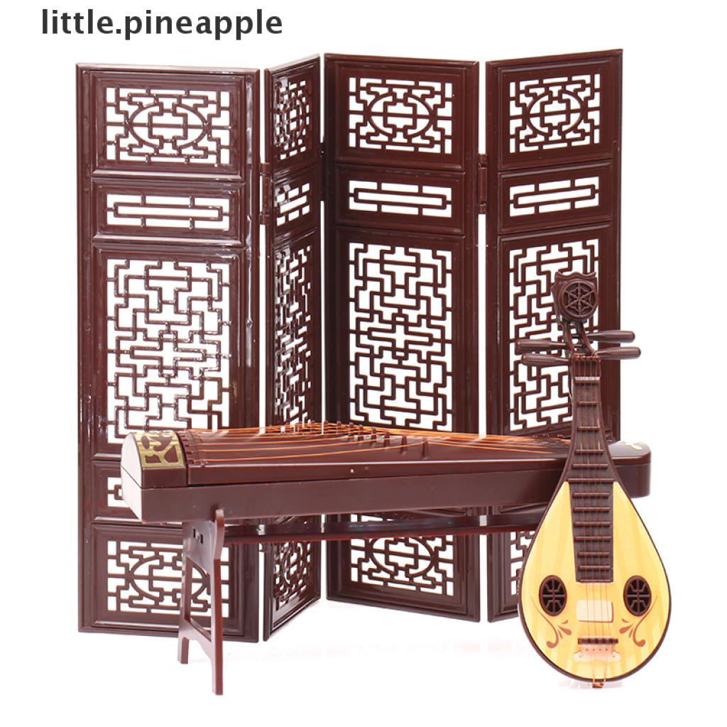 Màn xếp/ Sáo/ Quạt/ Đàn tỳ bà/ Đàn cổ tranh mini trang trí nhà búp bê