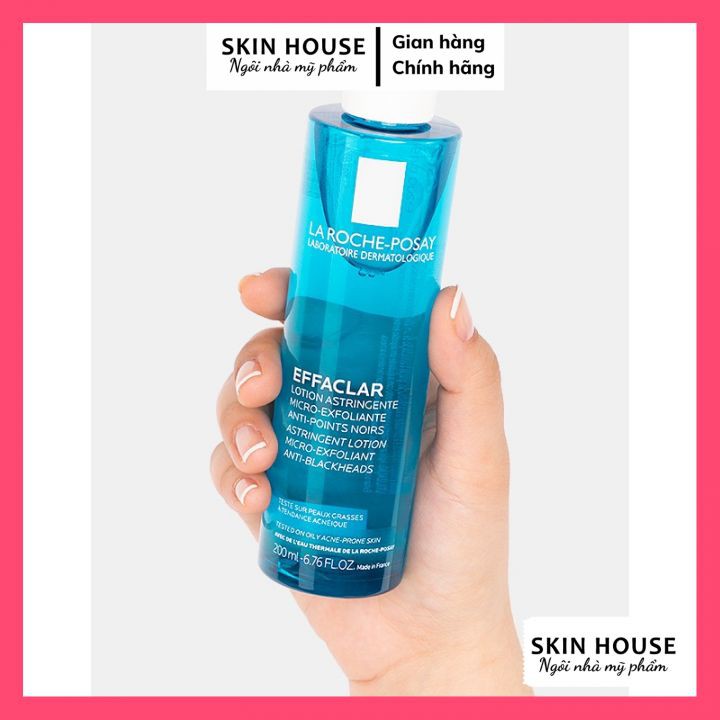 Nước hoa hồng La Roche Posay - Toner Larocheposay Effaclar - Nước Cân Bằng Laroche Posay Cho Da Dầu Nhạy Cảm 200ml