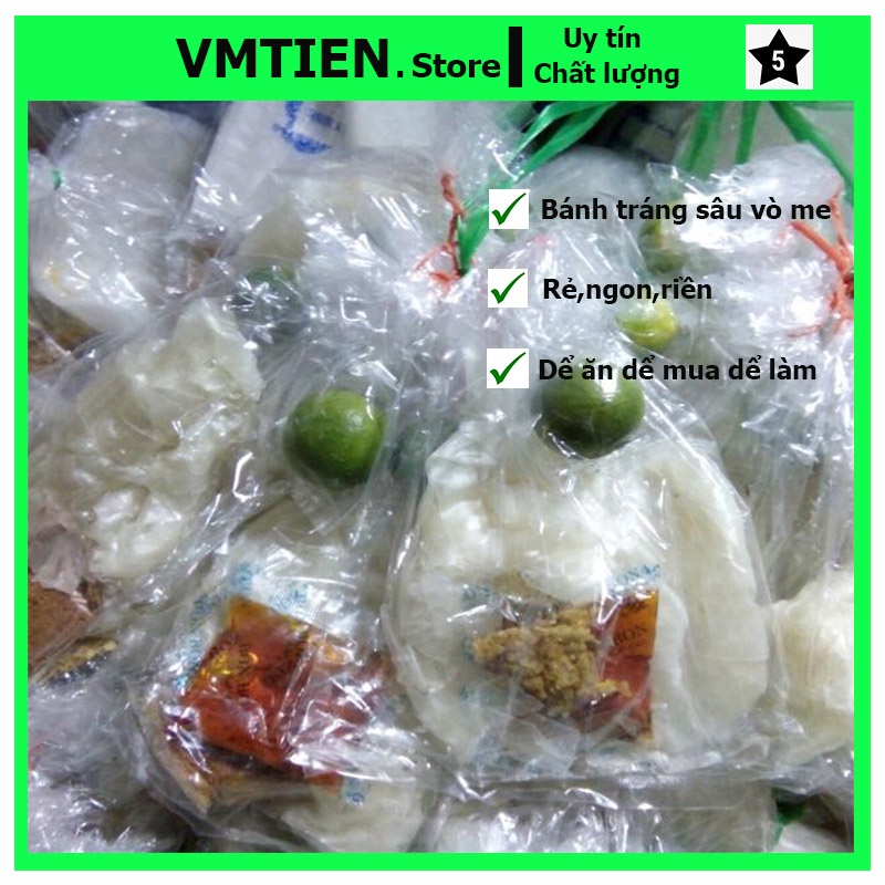 Bánh tráng sâu vò muối nhiễn sa tế tỏi phi me phơi sương tây ninh dẻo siêu cay