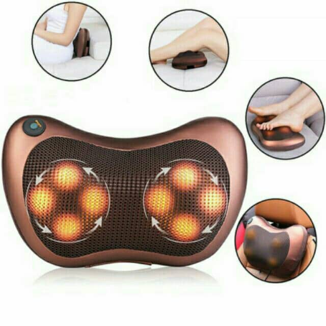 Gối massage hồng ngoại Nhật Bản bảo hành 6 tháng tốt nhất