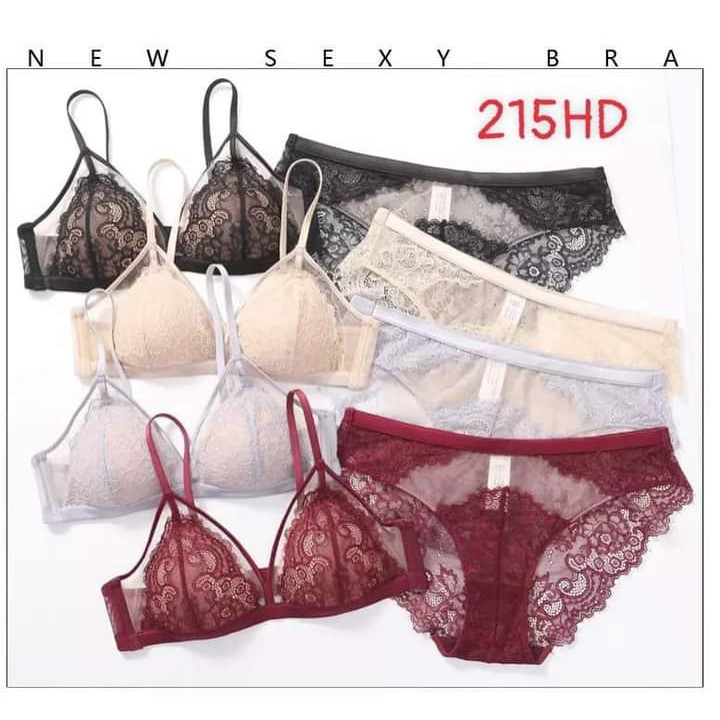 Bộ Lót Ren Đệm Mỏng - Sét Bộ Lót đệm mỏng Sexxy Không Gọng Cao Cấp | BigBuy360 - bigbuy360.vn