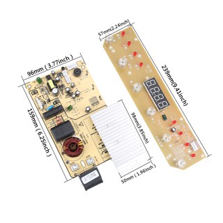 Bảng Mạch PCB 2000W 220V Kèm Dây Điện Từ Cho Nồi Cảm Ứng