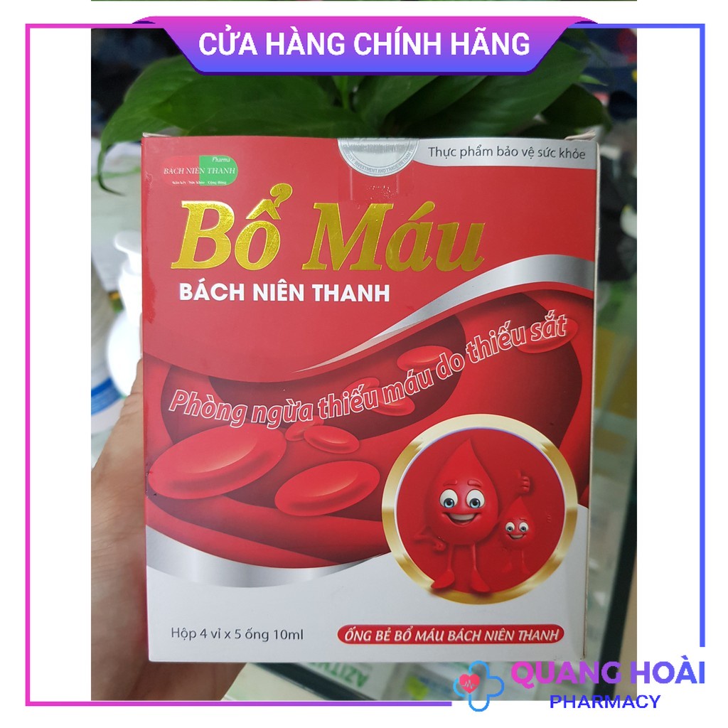 Bổ máu Bách Niên Thanh, Bổ sung sắt cho người thiếu máu
