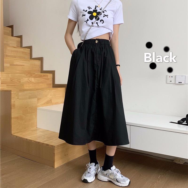 Chân Váy Lưng Cao Thiết Kế Mới Xinh Xắn Thời Trang Dành Cho Nữ