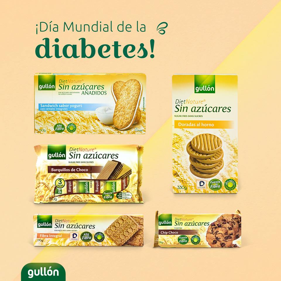 Bánh quy Gullon ăn kiêng không đường kích thích tiêu hoá