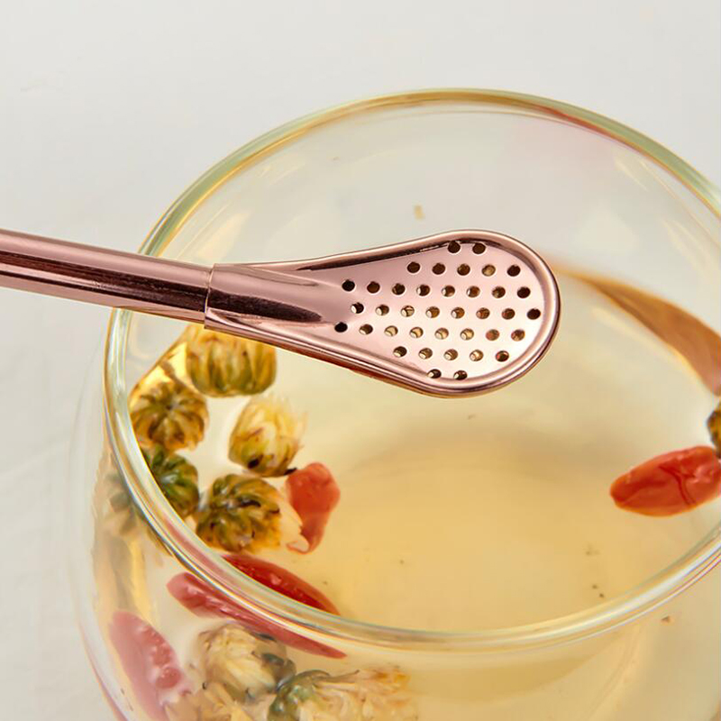 Ống hút trà bằng inox có thể tái sử dụng