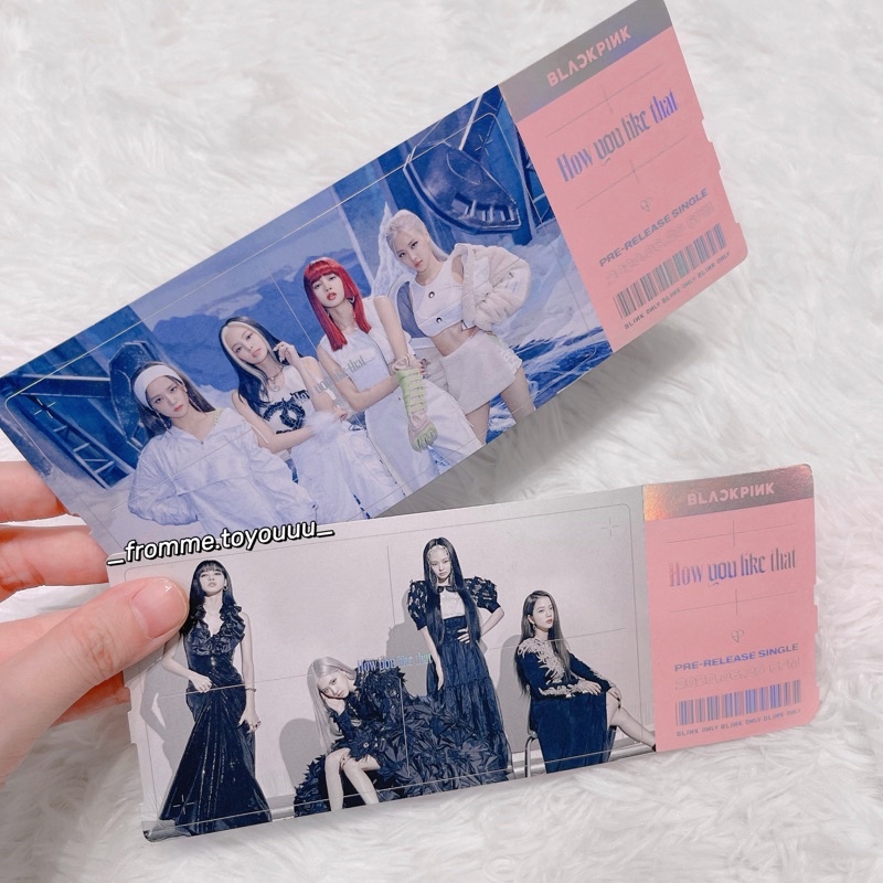 BLACKPINK HYLT ticket YG Rose Lisa Jisoo Jennie chính hãng