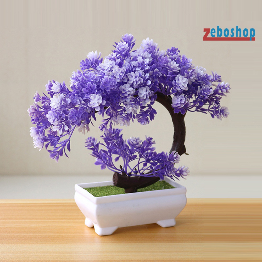 Chậu Cây Bonsai Giả Để Bàn Trang Trí Nhà Cửa