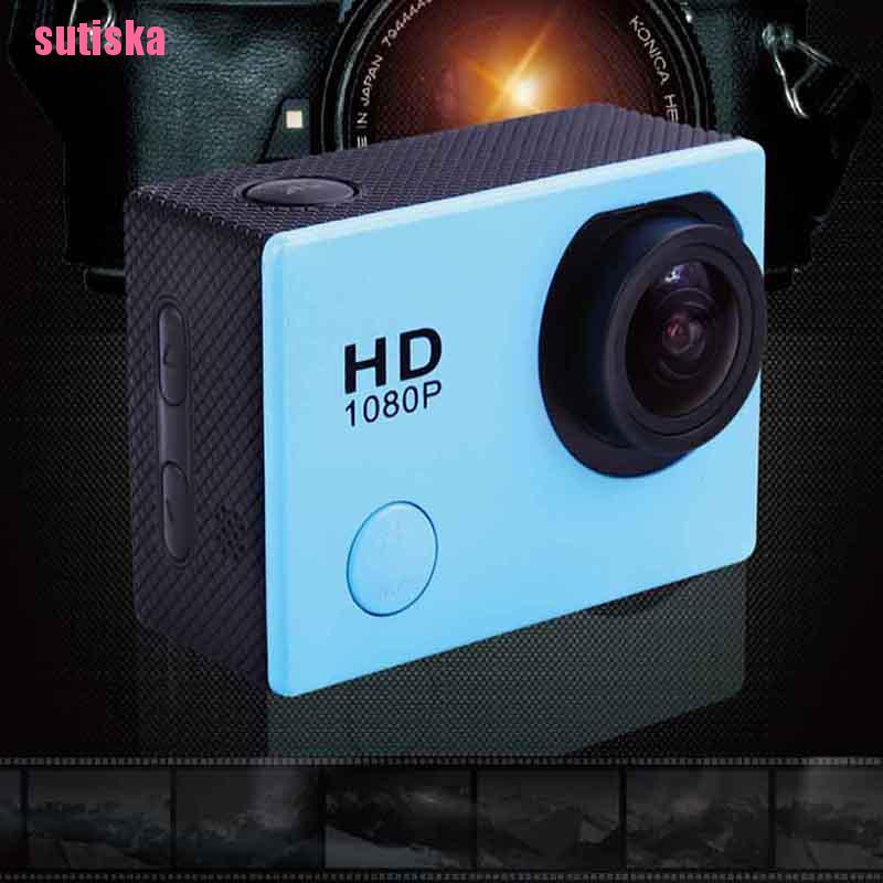Camera hành trình thể thao sutiska Full HD chống thấm nước có điều khiển từ xa | BigBuy360 - bigbuy360.vn
