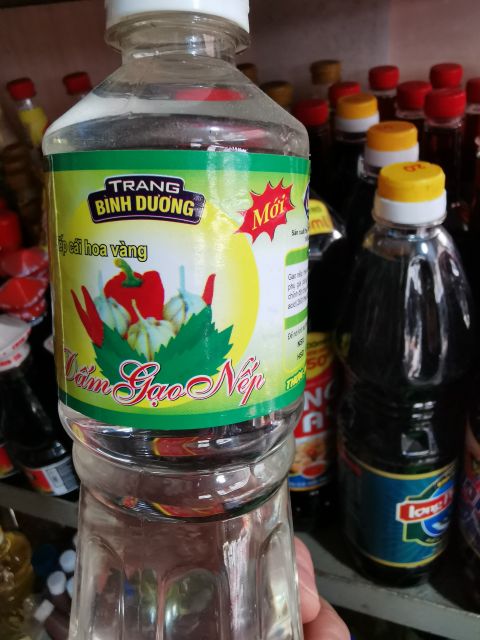 Dấm nếp cái hoa vàng bình dương 500ml