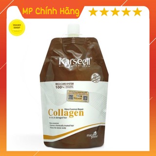 ♦️Freeship♦️ Kem Hấp-Ủ-Xả tóc Collagen Karseell Maca Power 500ml