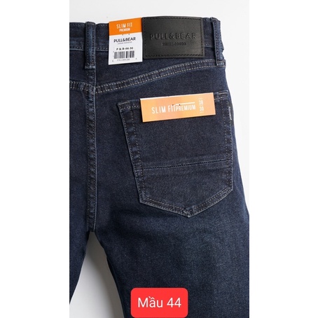 Quần jean nam PB xanh đậm Quần bò nam đẹp Ống đứng cao cấp vnxk Jeans co dãn thời trang HAIAN JEAN